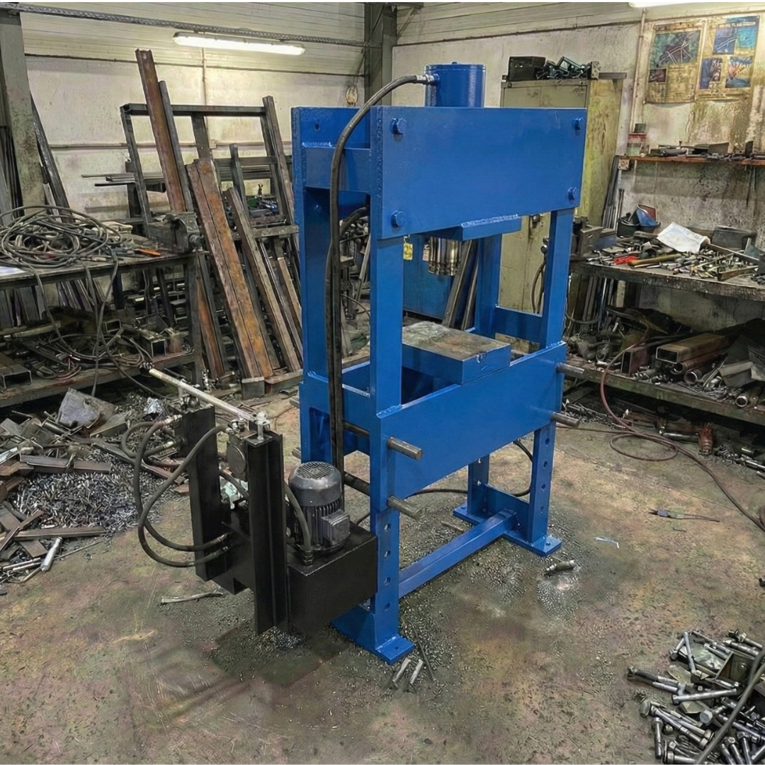 PLANOS PARA FABRICAR PRENSA HIDRAULICA 100TON