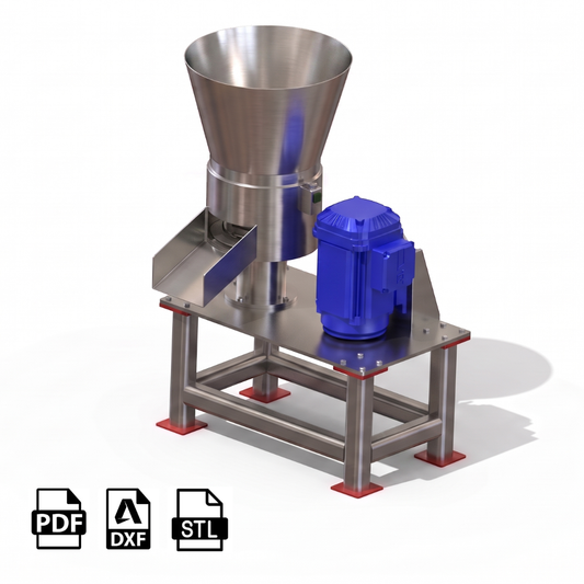 PLANOS PARA FABRICAR MAQUINA PELETIZADORA DE ALIMENTOS BALANCEADO